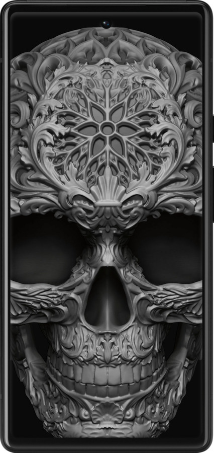 Силиконовый чехол skull-ornament для Google Pixel 6 - 4101u-2364 изображение 