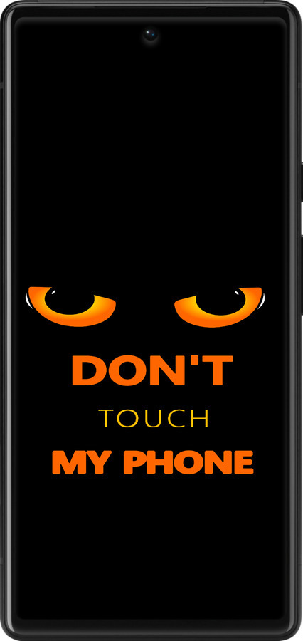Силиконовый чехол Don't touch the phone для Google Pixel 6 - 4261u-2364 изображение 