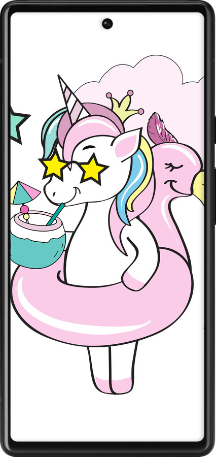 Силіконовий чехол Crown Unicorn для Google Pixel 6 - 4660u-2364 изображение 