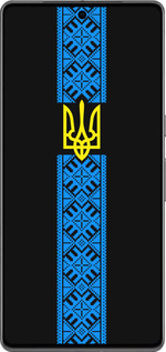 TPU чехол Тризуб в вишиванці для Google Pixel 7 Pro - 1158b-3031 изображение 