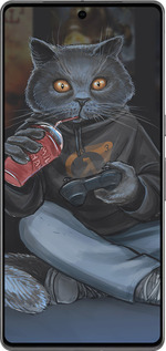 TPU чехол gamer cat для Google Pixel 7 Pro - 4140b-3031 изображение 