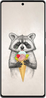 TPU чехол Енотик с мороженым для Google Pixel 7 Pro - 4602b-3031 изображение 