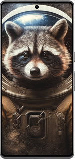 TPU чехол Raccoon austronaut для Google Pixel 7 Pro - 5581b-3031 изображение 