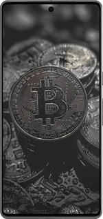 TPU чехол Black Bitcoin для Google Pixel 7 Pro - 6090b-3031 изображение 