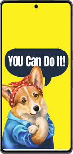 TPU чехол чехол с корги You Can Do It для Google Pixel 7 Pro - 6184b-3031 изображение 