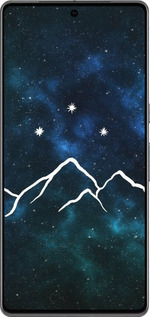 TPU чехол Гори та зірки намальовані на тлі галактики для Google Pixel 7 Pro - 6490b-3031 изображение 