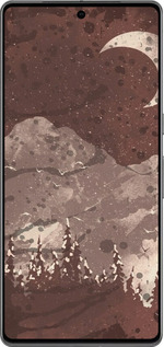 TPU чехол С изображением лунного пейзажа в ночном лесу для Google Pixel 7 Pro - 6546b-3031 изображение 