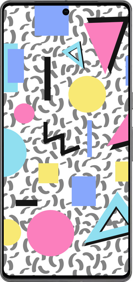 TPU чехол Color shapes для Google Pixel 7 Pro - 4893b-3031 изображение 