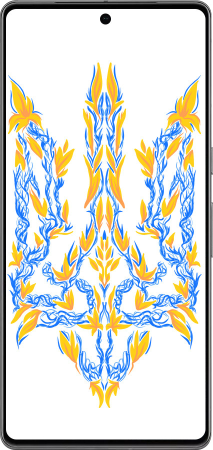 TPU чехол Герб Украины v3 для Google Pixel 7 Pro - 5313b-3031 изображение 