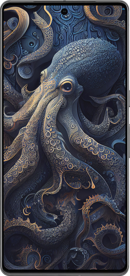 TPU чехол Осьминог для Google Pixel 7 Pro - 5551b-3031 изображение 