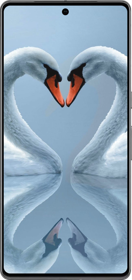 TPU чехол Лебеди для Google Pixel 7 Pro - 6007b-3031 изображение 