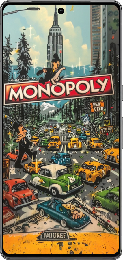 TPU чехол Міський драйв Monopoly для Google Pixel 7 Pro - 6088b-3031 изображение 