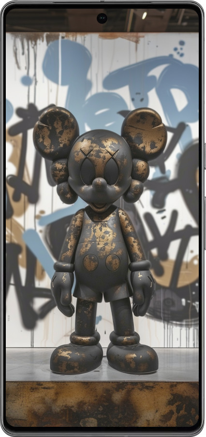 TPU чехол Bronze kaws v2 для Google Pixel 7 Pro - 6098b-3031 изображение 