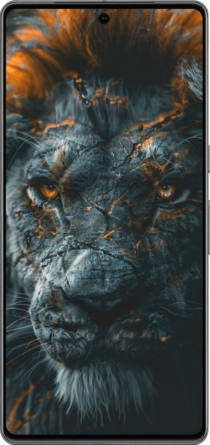 TPU чехол Пламенный лев для Google Pixel 7 Pro - 6153b-3031 изображение 