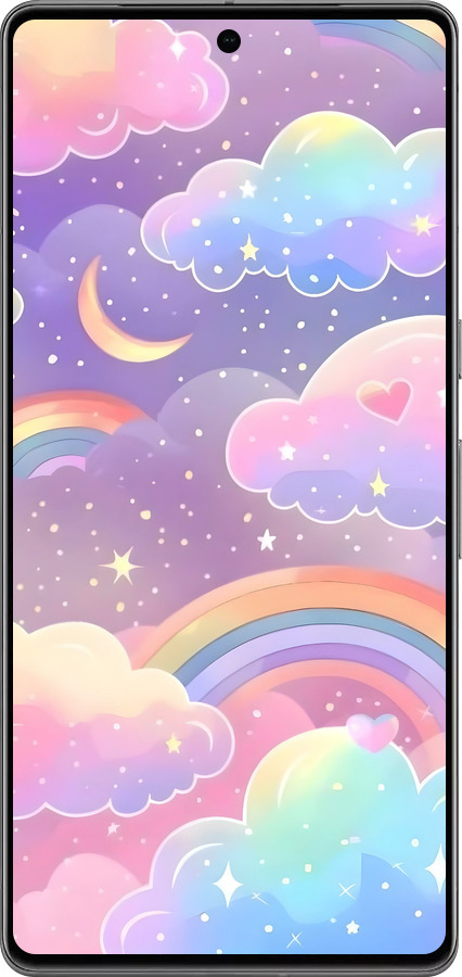 TPU чехол Хмари та веселка для Google Pixel 7 Pro - 6312b-3031 изображение 