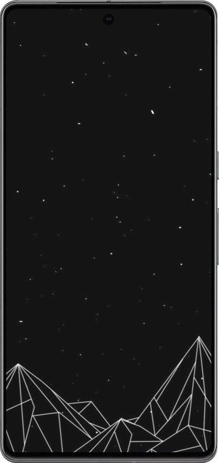 TPU чехол Черно белые абстрактные горы для Google Pixel 7 Pro - 6437b-3031 изображение 
