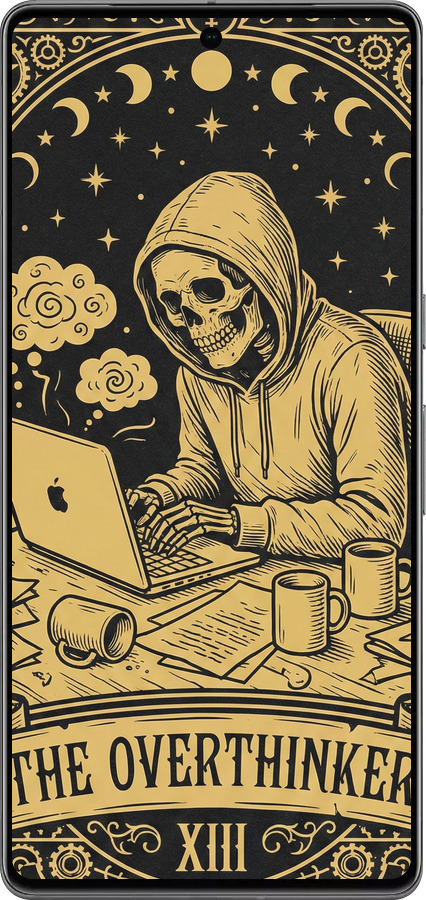 TPU чехол The Overthinker для Google Pixel 7 Pro - 6774b-3031 изображение 