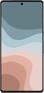 Силиконовый чехол С синими и розовыми волнами в стиле ретро для Google Pixel 7 Pro - 6532u-3031 изображение 