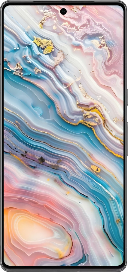 Силиконовый чехол Мрамор красивый для Google Pixel 7 Pro - 6376u-3031 изображение 