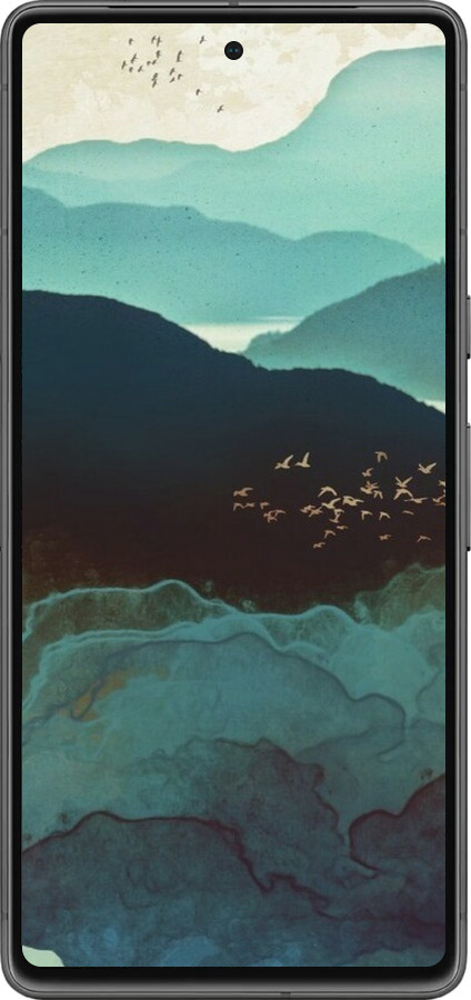 Силіконовий чехол Із зображенням гір Індіго для Google Pixel 7 - 6484u-2839 изображение 