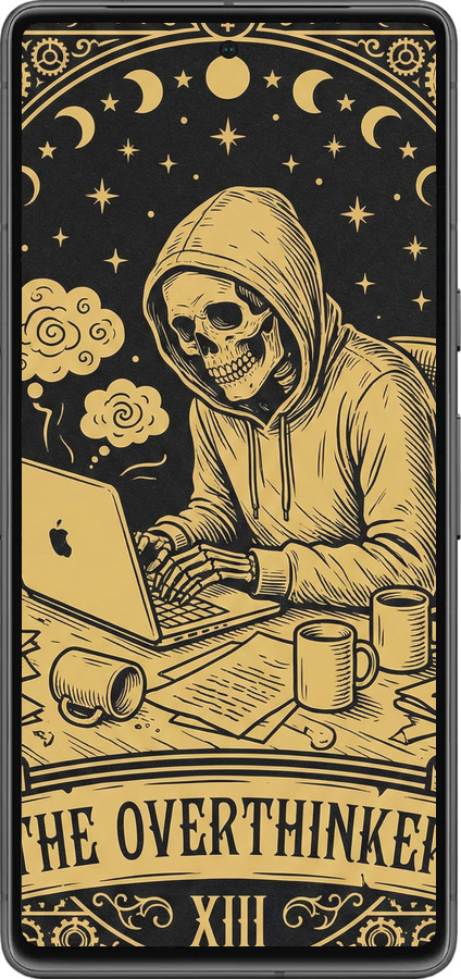 Силіконовий чехол The Overthinker для Google Pixel 7 - 6774u-2839 изображение 