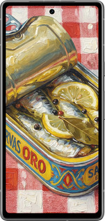 Силиконовый чехол Vintage Sardine Tin Phone для Google Pixel 7a - 6772u-3048 изображение 