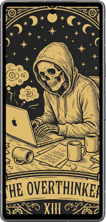 Силиконовый чехол The Overthinker для Google Pixel 7a - 6774u-3048 изображение 