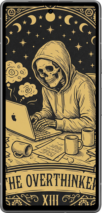 Силиконовый чехол The Overthinker для Google Pixel 7a - 6774u-3048 изображение 