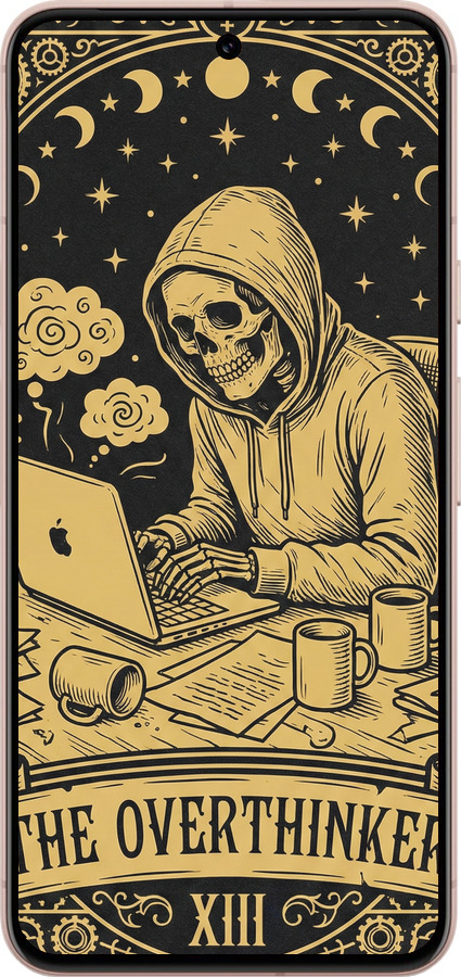 Силиконовый чехол The Overthinker для Google Pixel 8 - 6774u-3060 изображение 