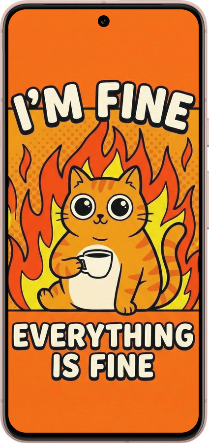 Силіконовий чехол Funny Cat для Google Pixel 8 - 6786u-3060 изображение 