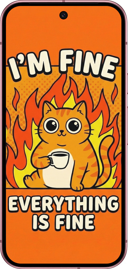 Силіконовий чехол Funny Cat для Google Pixel 9 5G - 6786u-3643 изображение 