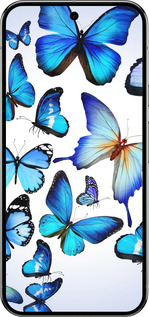 Силіконовий чехол Метелики для Google Pixel 9 PRO XL - 6023u-3749 изображение 