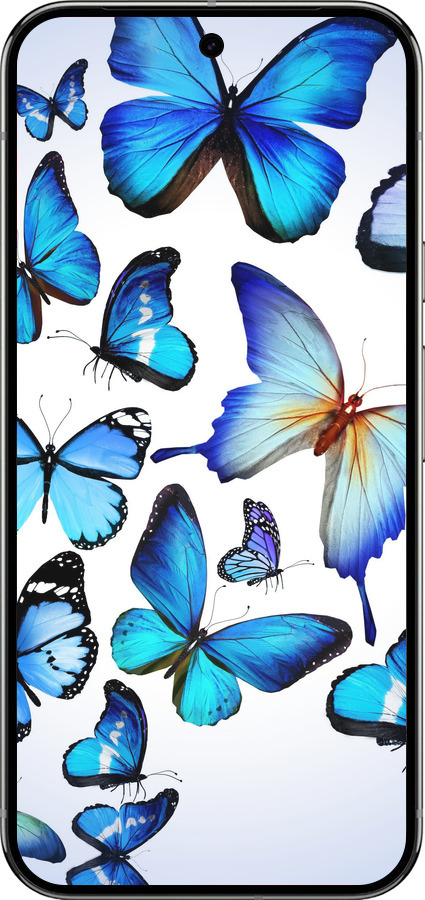 Силіконовий чехол Метелики для Google Pixel 9 PRO XL - 6023u-3749 изображение 