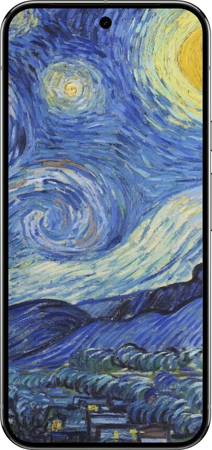 Силиконовый чехол «Звездная ночь» Винсента Ван Гога для Google Pixel 9 PRO XL - 6433u-3749 изображение 