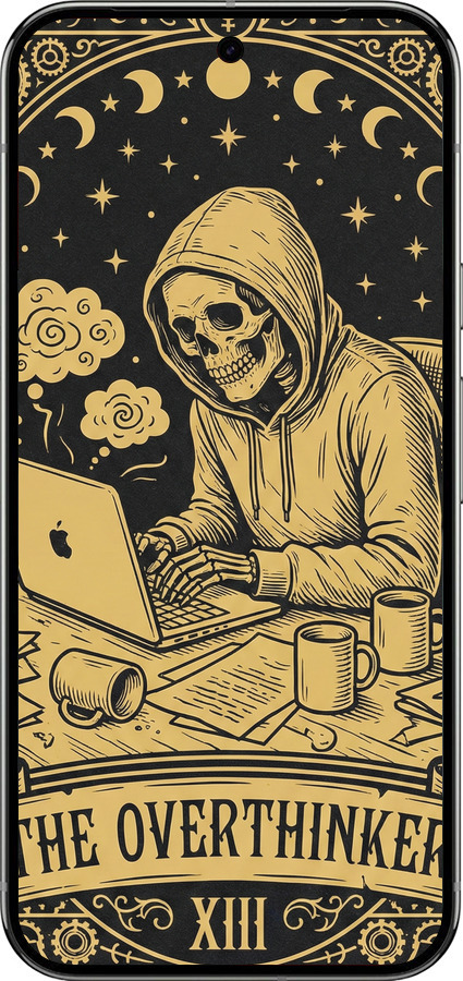 Силіконовий чехол The Overthinker для Google Pixel 9 PRO XL - 6774u-3749 изображение 