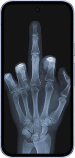 Силиконовый чехол Рука через рентген для Google Pixel 9A - 1007u-3899 изображение 