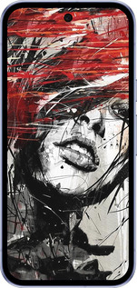 Силиконовый чехол Лицо девушки для Google Pixel 9A - 1162u-3899 изображение 