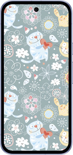 Силіконовий чехол Кошенята v3 для Google Pixel 9A - 1223u-3899 изображение 