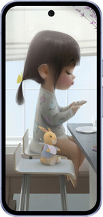 Силіконовий чехол Мила дівчинка з зайчиком для Google Pixel 9A - 4039u-3899 изображение 