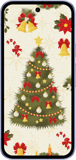 Силиконовый чехол Новогодняя елка для Google Pixel 9A - 4198u-3899 изображение 
