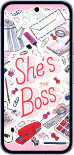 Силиконовый чехол she's the  boss для Google Pixel 9A - 4254u-3899 изображение 