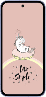 Силиконовый чехол Единорожка в пончике для Google Pixel 9A - 4282u-3899 изображение 