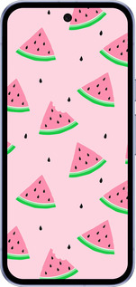 Силиконовый чехол Розовый арбуз для Google Pixel 9A - 4314u-3899 изображение 