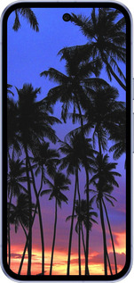 Силиконовый чехол Пальмы для Google Pixel 9A - 4324u-3899 изображение 