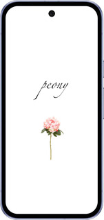 Силиконовый чехол Пион для Google Pixel 9A - 4366u-3899 изображение 