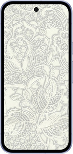 Силиконовый чехол Белое кружево для Google Pixel 9A - 4383u-3899 изображение 