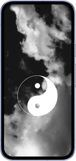 Силиконовый чехол Инь и Янь для Google Pixel 9A - 4389u-3899 изображение 