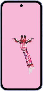 Силиконовый чехол Розовая жирафа для Google Pixel 9A - 4441u-3899 изображение 