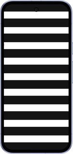 Силиконовый чехол Черно-белые полосы для Google Pixel 9A - 4461u-3899 изображение 