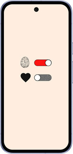 Силиконовый чехол Любовь и ум для Google Pixel 9A - 4553u-3899 изображение 